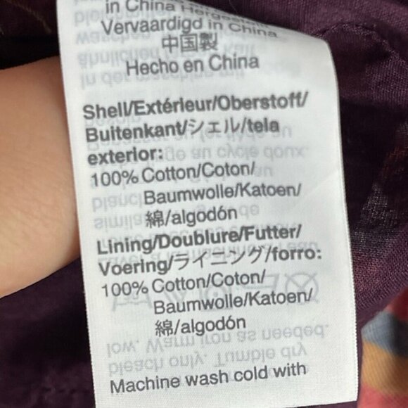 Madewell Scoopneck Tank Dress in Rainbow Stripe 100% Cotton A-Line Size S - Picture 9 of 12